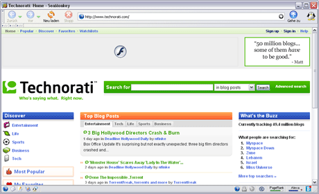 Technorati in neuen Kleidern
