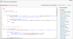 Code mit Syntaxhighlighting