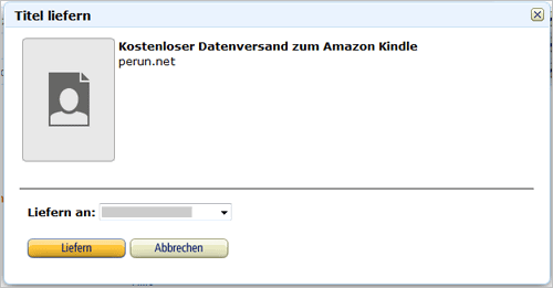 Amazon Kindle: persönliche Dokumente in der Cloud