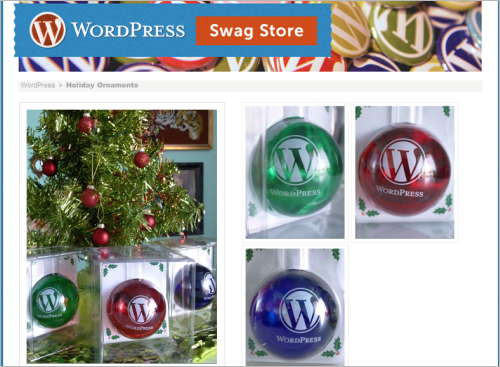 WordPress-Christbaumkugeln