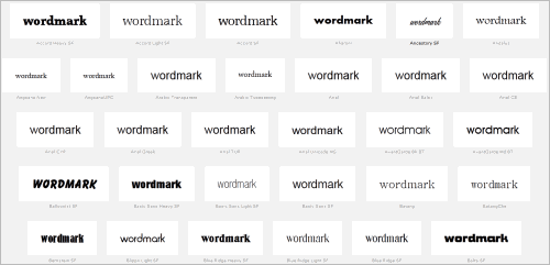 wordmark.it: die installierten Schriften auf dem System auflisten