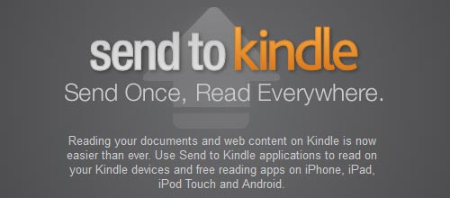 Amazons Send to Kindle
