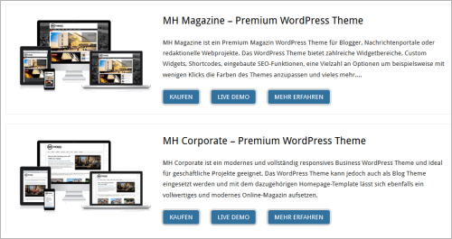 WordPress MH Themes