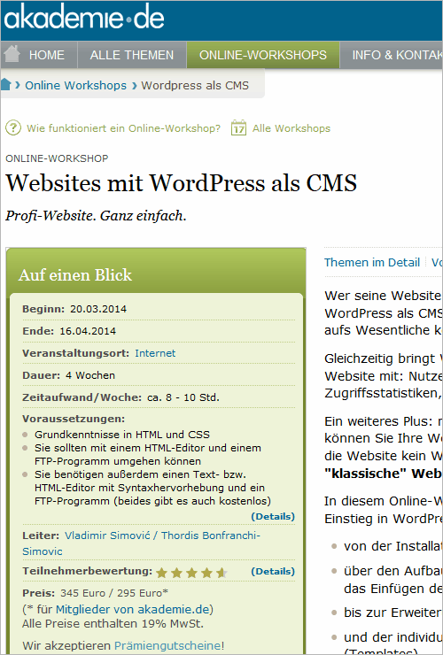 WordPress-Workshop